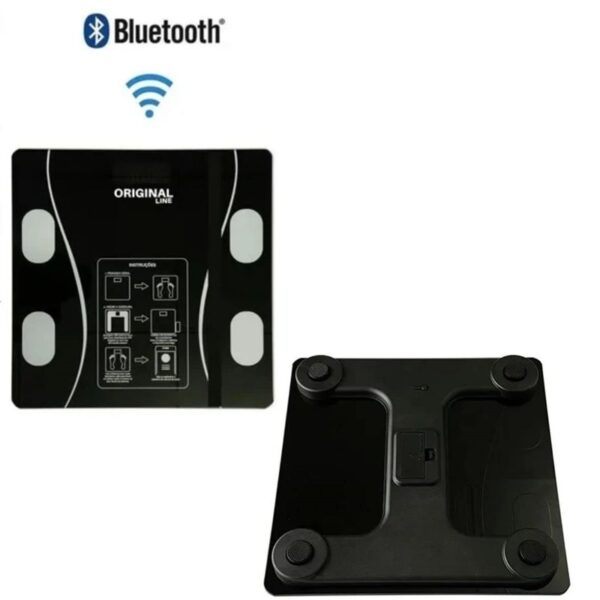 Balança Digital Corporal Bioimpedância Bluetooth App - Image 4