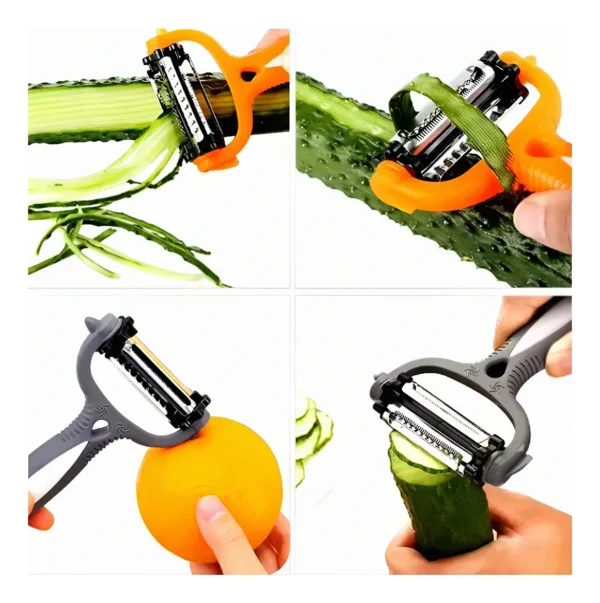 Descascador Fatiador Multifuncional De Alimentos 3 Lâminas - Image 5