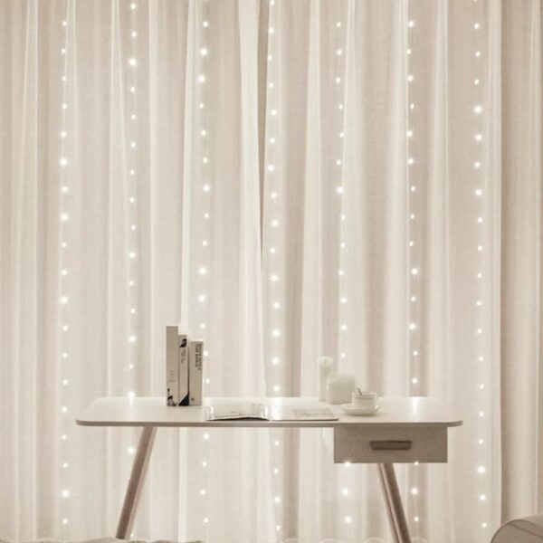 Cortina de LED Fixa 3x3 Branco Frio - Image 6
