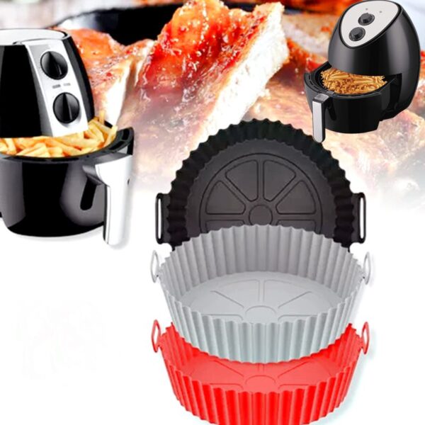 Forma Para Air Fryer De Silicone Antiaderente – Pequena - Image 6