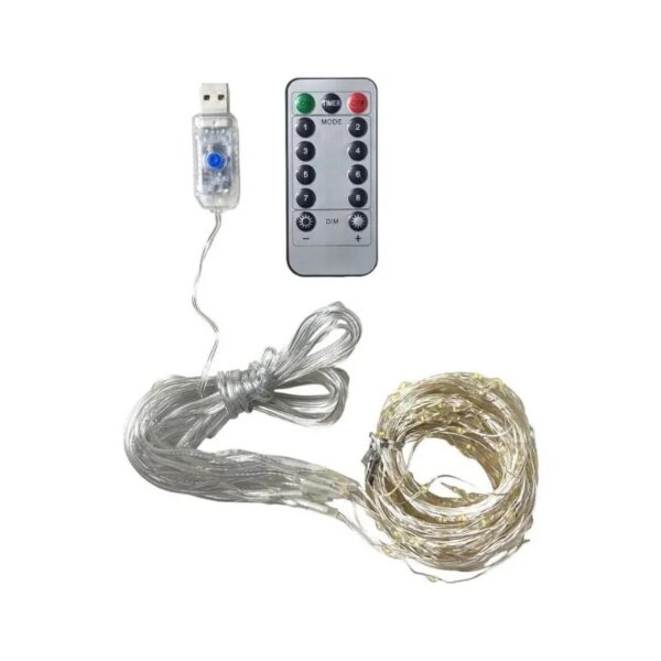 Pisca de Natal 100 Leds Colorido 9 Metros – 110V - Image 5