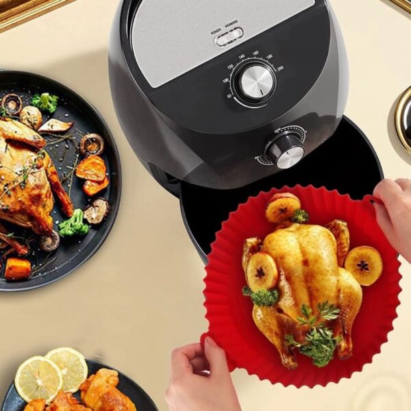 Forma Para Air Fryer De Silicone Antiaderente – Pequena - Image 4