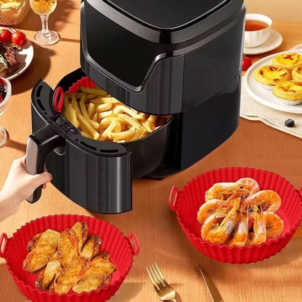 Forma Para Air Fryer De Silicone Antiaderente – Pequena - Image 2