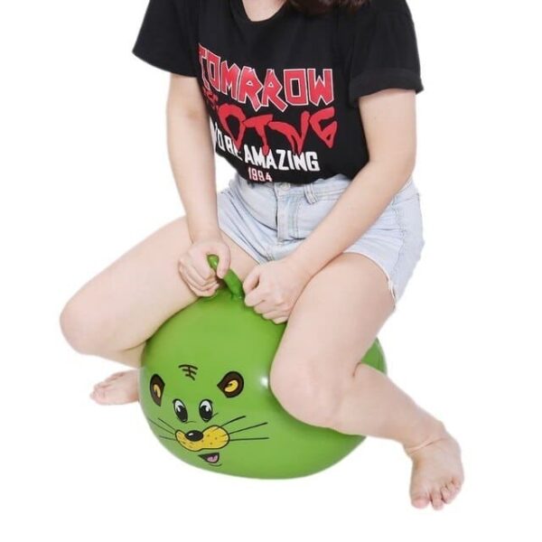 Brinquedo Bola Pula Pula Inflável Com Alça - Image 2