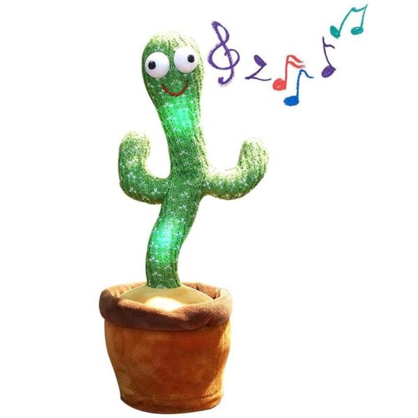 Cacto Dançante e Falante – Brinquedo Repete Grava Pisca Toca Músicas - Image 5