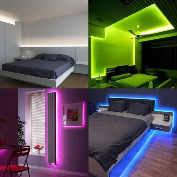 Fita Led RGB Colorida Com Controle Remoto e APP – 8257 – 5 Metros - Image 3
