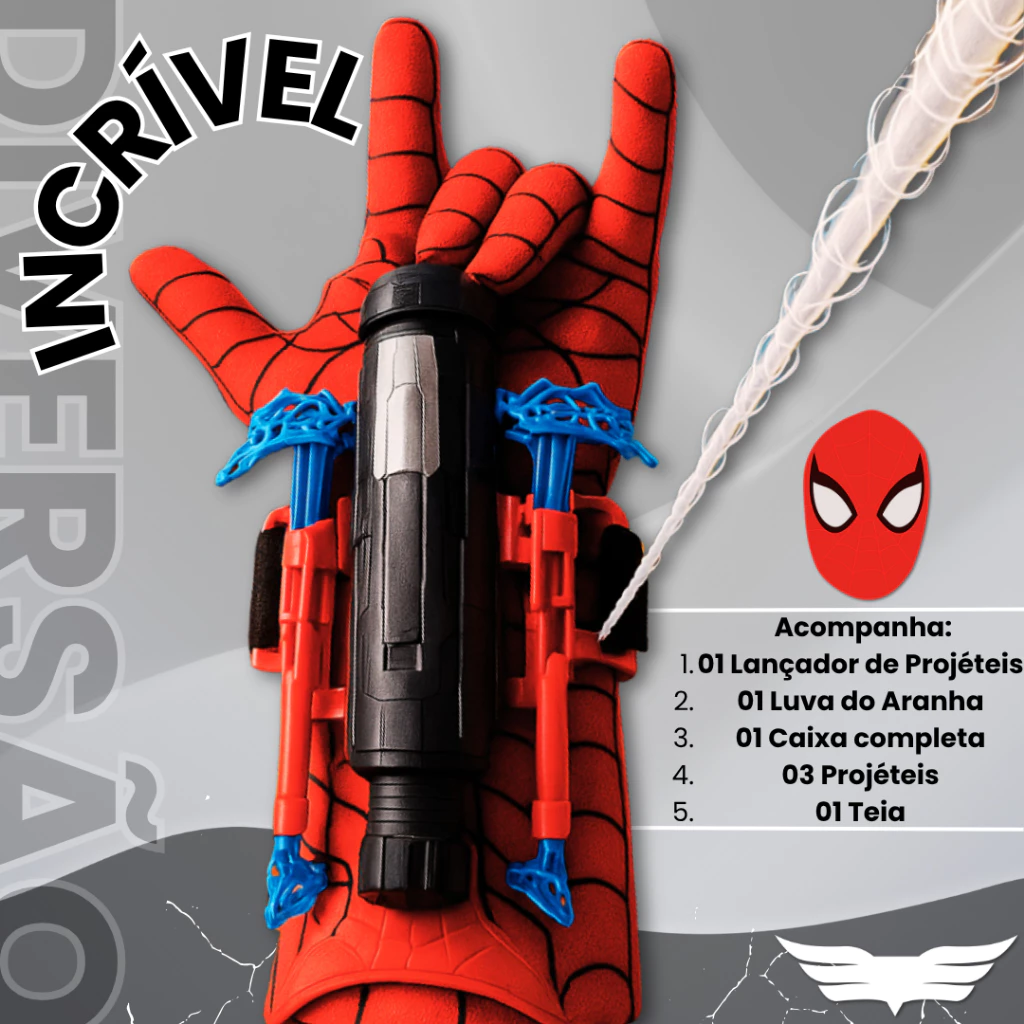 Brinquedo Luva Lança Teia Infantil Fantasia Acessório Divertido Homem Aranha Para Crianças - Image 8