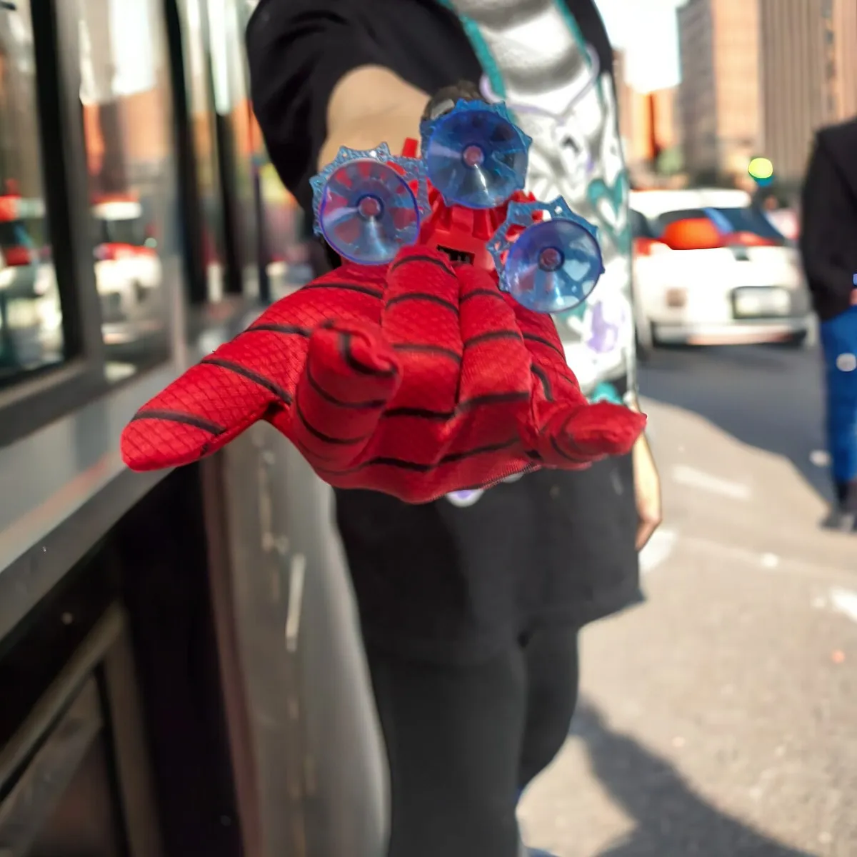 Brinquedo Luva Lança Teia Infantil Fantasia Acessório Divertido Homem Aranha Para Crianças - Image 2