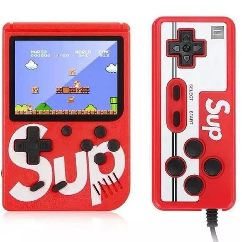 Mini Game Portátil Sup Game Box Plus com 400 Jogos Console Retro Diversão Família Crianças e Adultos