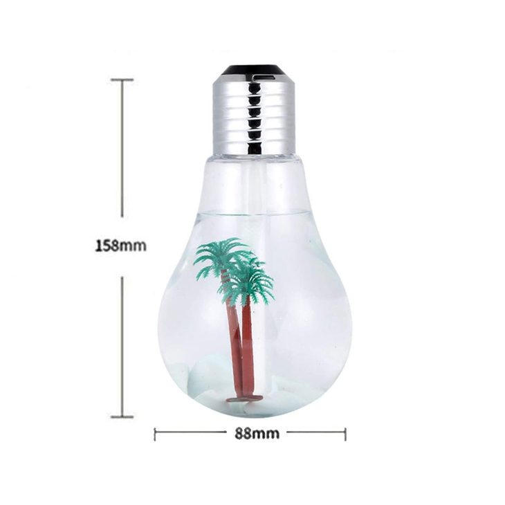 Umidificador e Aromatizador de Ar Luminária em Formato de Lampada - Image 5